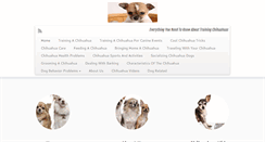 Desktop Screenshot of chihuahuapuppytraining.com